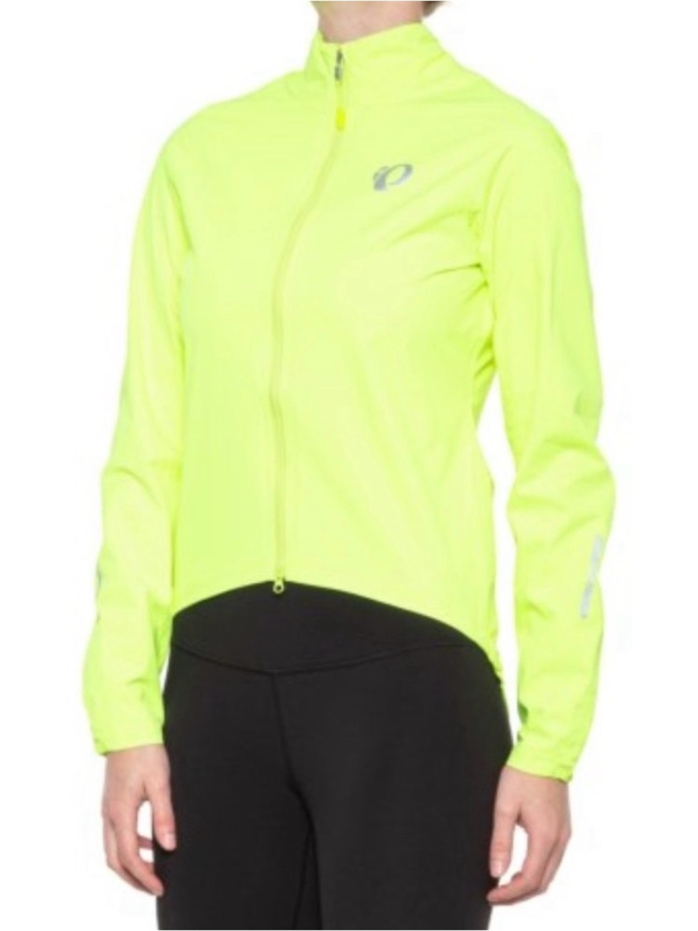 Pearl Izumi Elite series Neon Yellow Reflective Cycling Jacket small